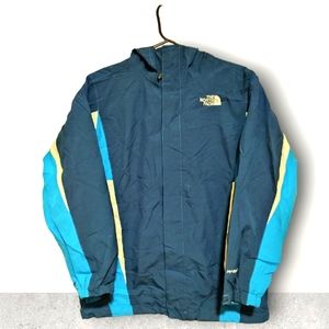 The Northface hooded windbreaker boy's size large /extra large